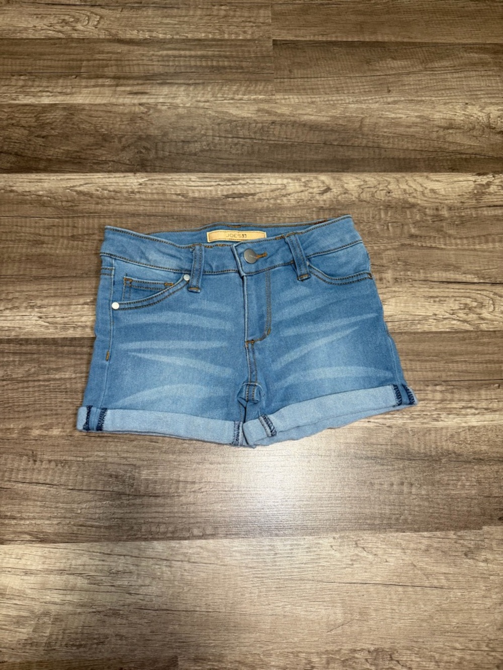 Joe's Jeans Roll-Cuff Denim Shorts For Girls Size 7‎